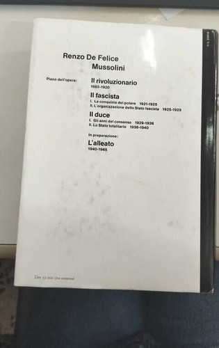 Libro mussolini duce - mussolini, lo
