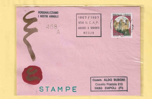 Marcofilia italia cap codice - italia,