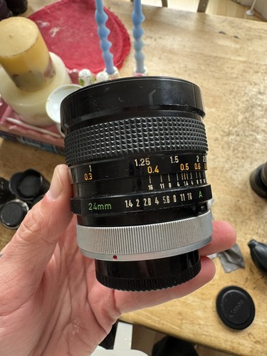 Canon 24mm 4 ssc - fd, f1.4