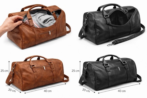 Borsone viaggio 40x25x20 cm - borsone,