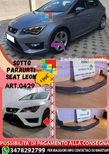 🔥ART.0429 SOTTO PARAURTI PER SEAT LEON 5F 2012-2016 FR LOOK DYNAMIC GREZZO🔥
