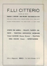 PUBBLICITA' VINTAGE 1949 