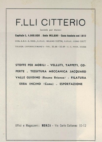 Pubblicita vintage 1949 - 1949,