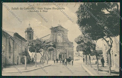 Agrigento canicattì cartolina - agrigento,