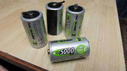 Batterie ricaricabili taglia - , d