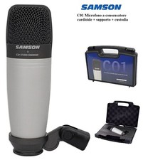 SAMSON C01 MICROFONO A CONDENSATORE CARDIOIDE DA STUDIO CO 1 HOME RECORDING 