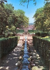 Cartolina Bagnaia Viterbo Villa Lante viaggiata