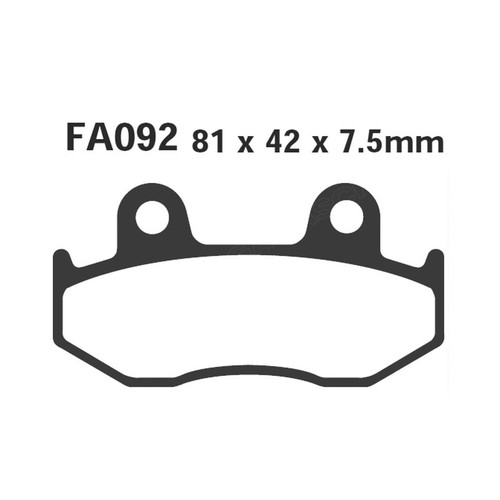 Coppia pastiglie ebc fa092tt - pastiglie,