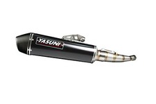 Impianto di Scarico Yasuni Black Edition Carbon con Omologazione per Honda SH i SES Dylan