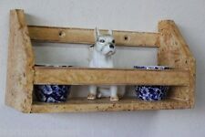 MENSOLINA PORTAOGGETTI STILE SHABBY CHIC L. cm 22 IN SCAGLIE DI LEGNO 