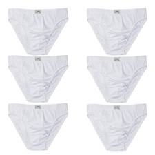Slip uomo bianco 100% cotone 6 PEZZI mutande made in Italy Le Form taglie S-5XL