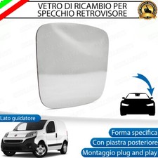 SPECCHIETTO FIAT FIORINO VETRO SPECCHIO RETROVISORE SINISTRO LATO GUIDA