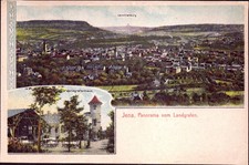 Cartolina DR JENA Panorama del