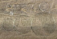 Piastrelle di vetro rotonde - trasparenti - diametro da 1/2" a 4" - vetro trasparente artigianato fai da te