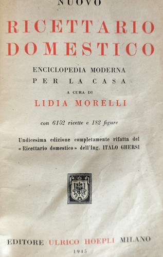 Hoepli lidia morelli nuovo - lidia,