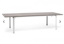 Tavolo NARDI "Alloro" da esterno/giardino Durel-TOP allung. 210/280Lx100Px74H cm