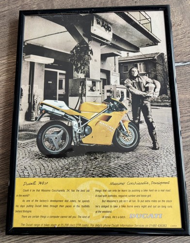 Framed 1995 ducati 748 - framed,