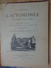  "L'automobile. Come funziona e come è costruito" di Enrico Marchesi  - 1906