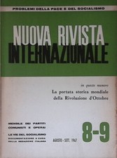 Nuova Rivista Internazionale. Agosto-settembre 1967 n.8-9