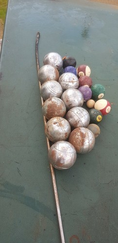 Lotto bocce in metallo - lotto,