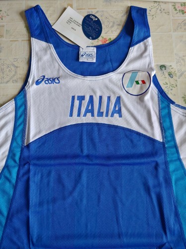 Asics running singlet split - running, +