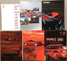 lotto 5 OFFICIAL FERRARI ANNUAL MAGAZINE 1995-1997-2002-2006-2008 f1 year book