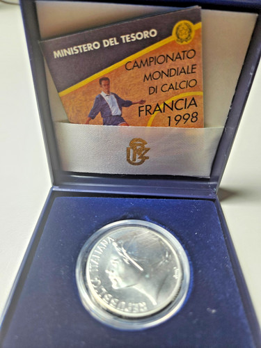 Moneta 10000 lire argento 1998 - 10000,