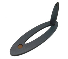 Espositore in legno nero per