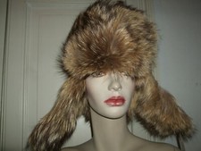 CAPPELLO COLBACCO TRAPPER COYOTE HAT PELLICCIA FUR FOX UNISEX 60/61 UOMO MAN