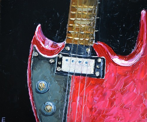 Quadro chitarra strumento