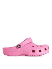 Crocs Zoccolo Classico per Bambini K Vestibilità Spaziosa, 204536-612, Garofano, C5, Nuovo con etichette