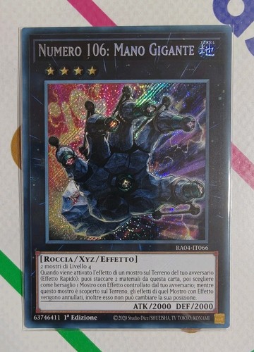 Numero 106 mano gigante - numero, 106: