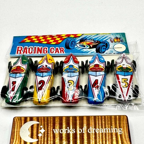 Vintage japan tin racing cars - tin,
