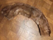 colletto in pelliccia visone vero vintage colore champagne 