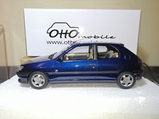 PEUGEOT 306 EDEN PARK Blu Scuro ANNO 1995 1:18 OTTO OTTOMOBILE OT385 - NUOVA