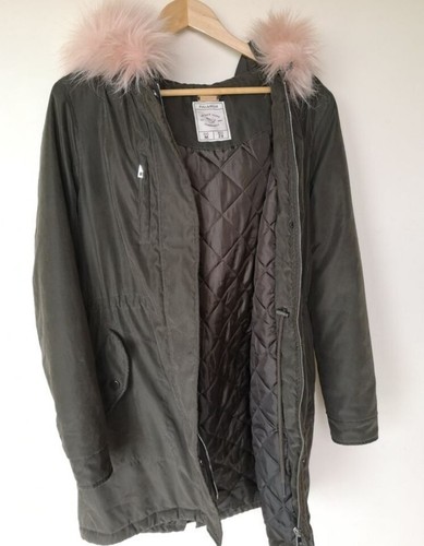 Pull bear parka cappotto verde - pull&bear,
