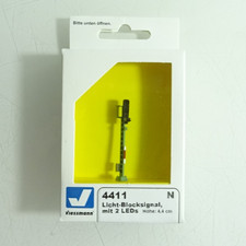 Viessmann N 4411 segnale di blocco luminoso con 2 led vedi foto in confezione originale PK491