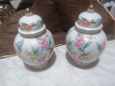 Coppia Vasi Porcellana Giapponese Kutani Anni 70