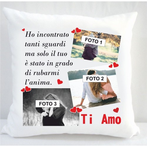 Cuscino 40x40 personalizzato