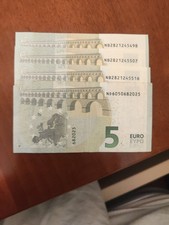 Lotto 3 Banconote Da 5 Euro