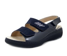 Sandali Donna Pelle Blu con
