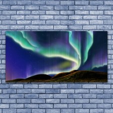 Moderni Astratti 140x70 Quadro Stampa su Tela Canvas Aurora Paesaggio