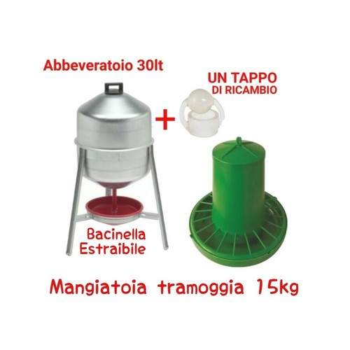 Mangiatoia per galline polli - per,