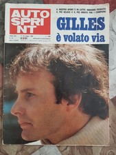 Autosprint n. 19 Maggio 1982 "GILLES è volato via" morte Villeneuve Ferrari