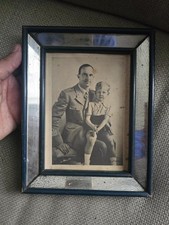 Cornice Vintage a Specchio con Immagine Re Umberto 2