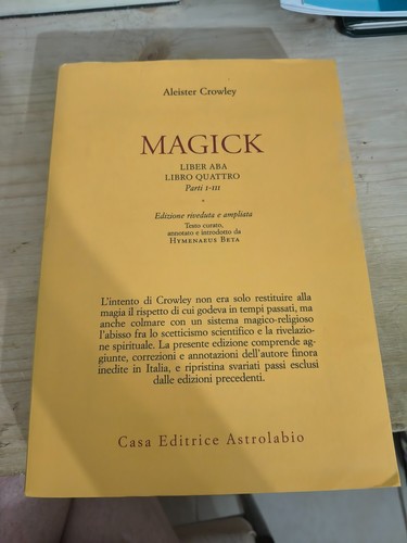 Libro magick aleister crowley - libro,