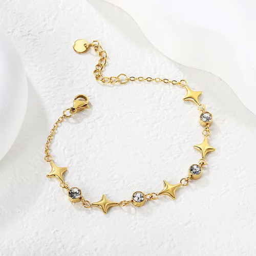 Bracciale 3mm moissanite - bracciale,