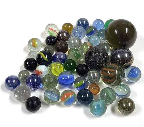 Collezione biglie vetro - di,