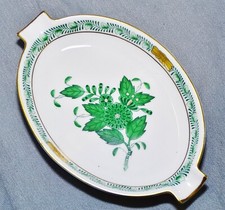 Posacenere Herend, Apponyi Verde, 7783/AV, Dipinto A Mano, 13 Cm