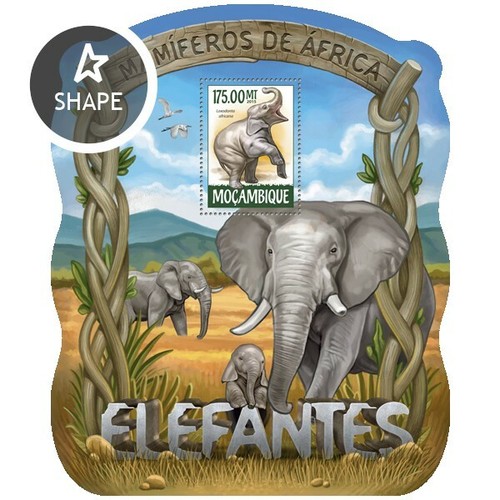 2015 mozambico mnh elefanti - 2015, |